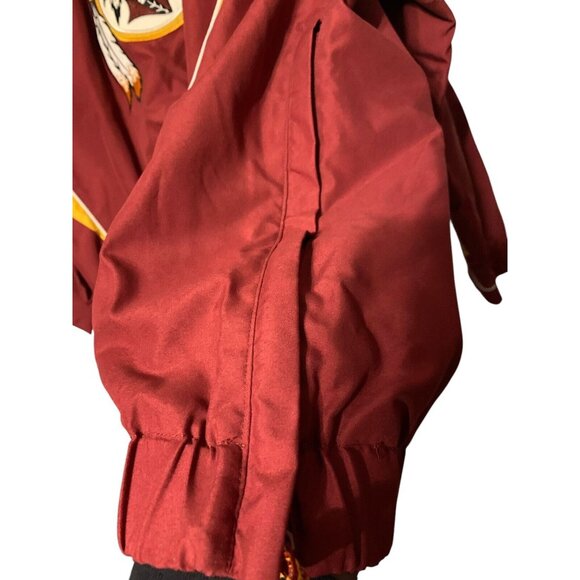 NFL 2009 Redskins Large Football Pullover REEBOK Jacket OLD INDIAN LOGO v Neck - Picture 3 of 6